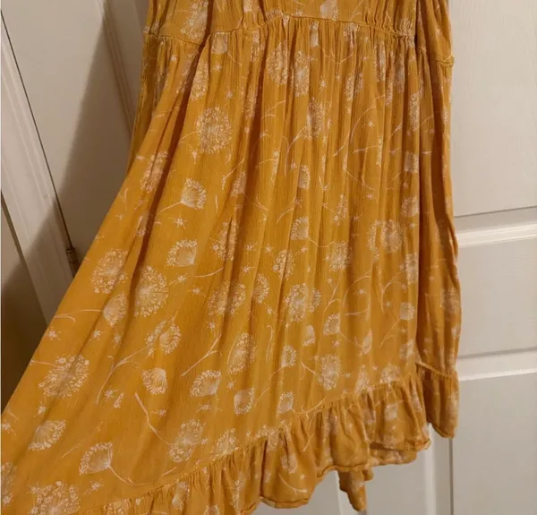 True Craft Yellow Floral Dress  - Image 6