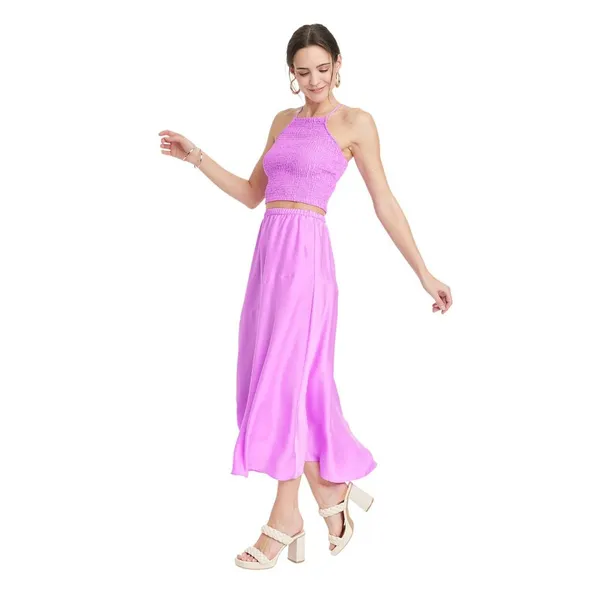 NWT A New Day Womens Apron Tank Top 89947990 Purple L - Image 3