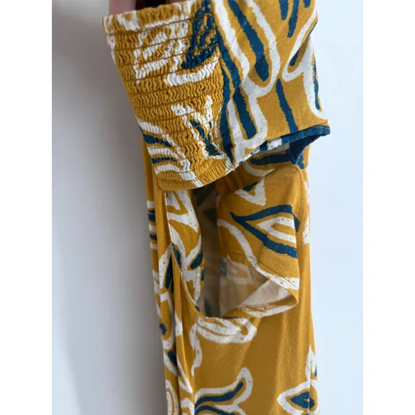 Celandine Anthropologie Floral Cutout Maxi Dress Boho Summer Resort Vacation,‎ L - Image 6