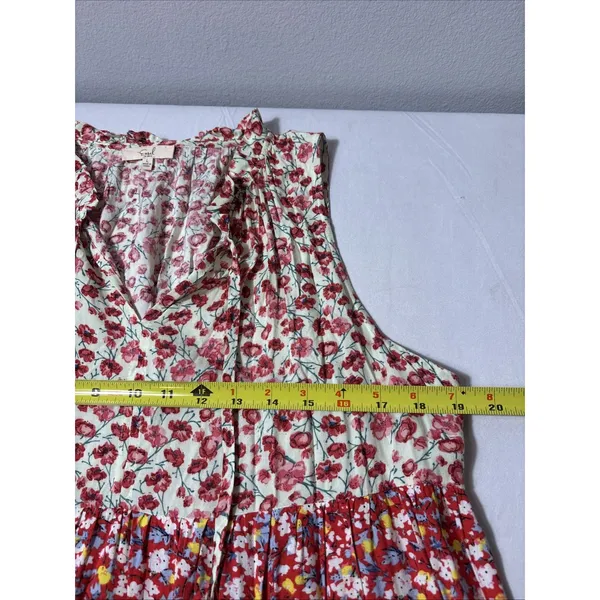 Easel Los Angeles Sleeveless Floral Maxi Dress Size Large Multi Color Boho - Image 8