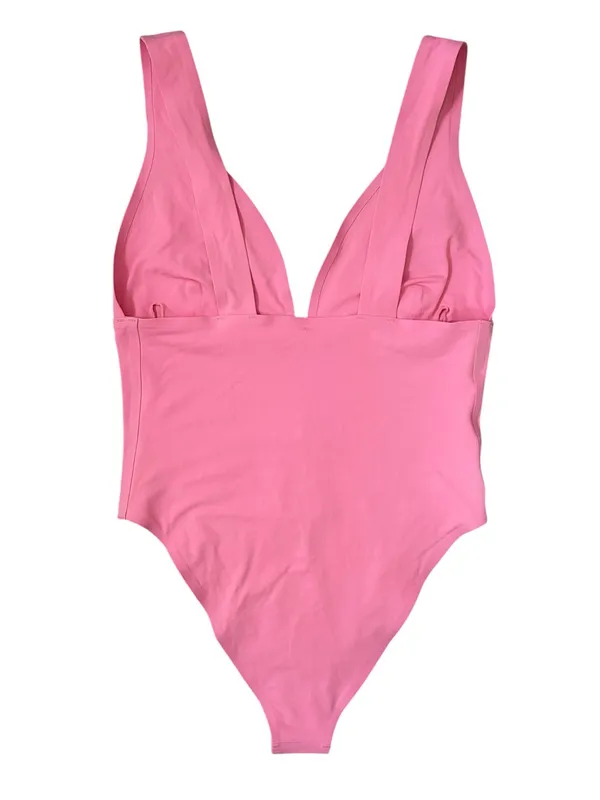L*Space Seam-Free Katniss One Piece Swimsuit in Guava Pink Size Medium NWT - Image 4