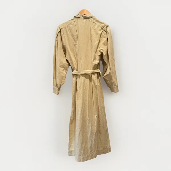 NEW‎ Free People Aubrey Belted Long Sleeve Utility Shirtdress in Cream Khaki XS - Image 8