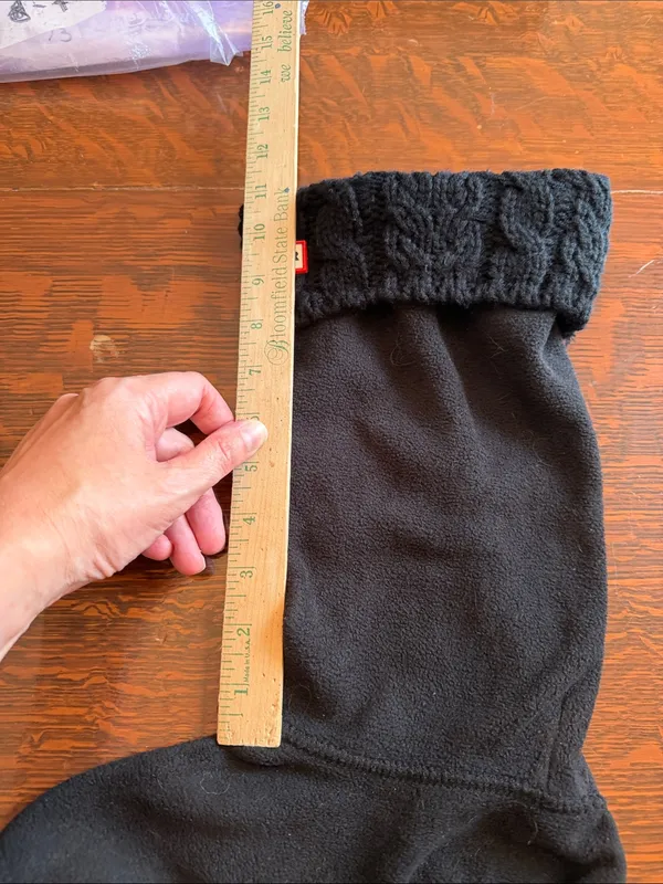 Hunter Black Cable Knit Boot Socks Size Xlarge - Image 5