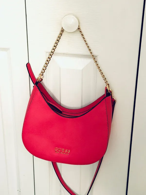Guess Pink Purse Crossbody AND Shoulder - Image 2