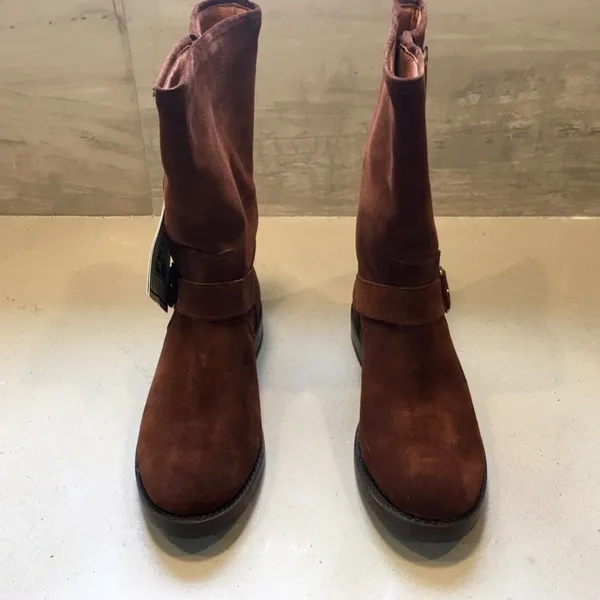 Frye Natalie Mid Engineer Oiled Suede Boot - Image 6