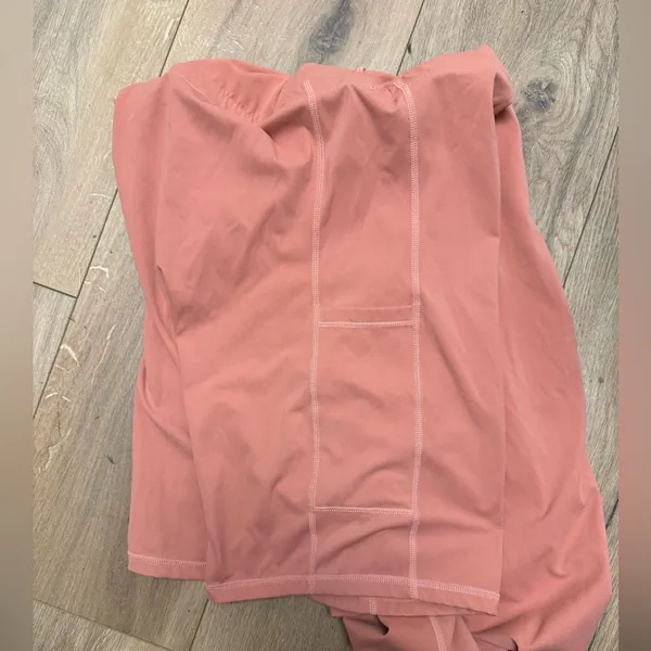 Coral Pink Strappy Athletic Dress Size Medium - Image 4