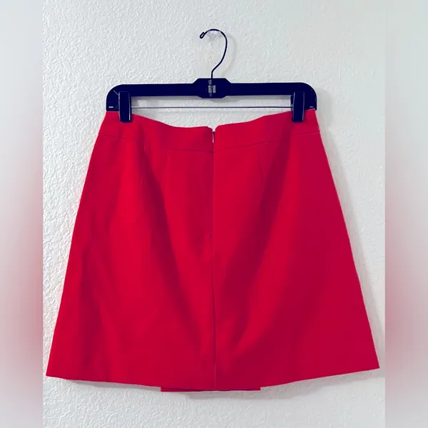 Ann Taylor LOFT Stretch Cotton Patch Pocket Shift Skirt - Image 5