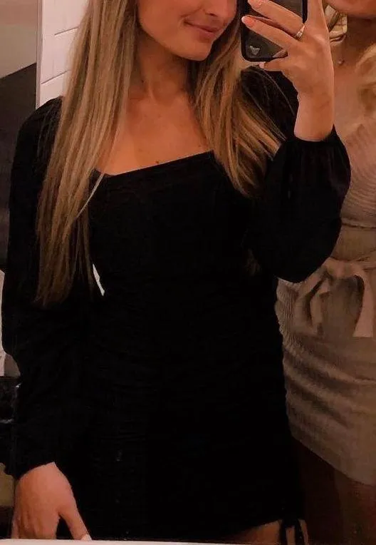 Black Mini Dress - Image 2