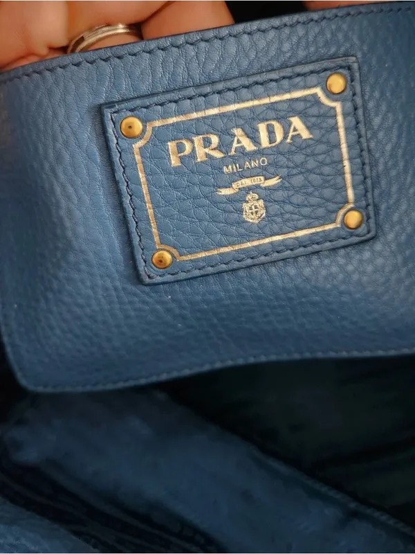 Prada Vitello Diano Tote Bag - Image 14