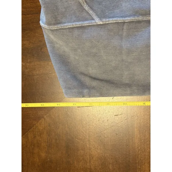 Lululemon Leggings Womens 10 Blue-Grey High Rise Yoga Pants Athletic Gym Run - Image 11