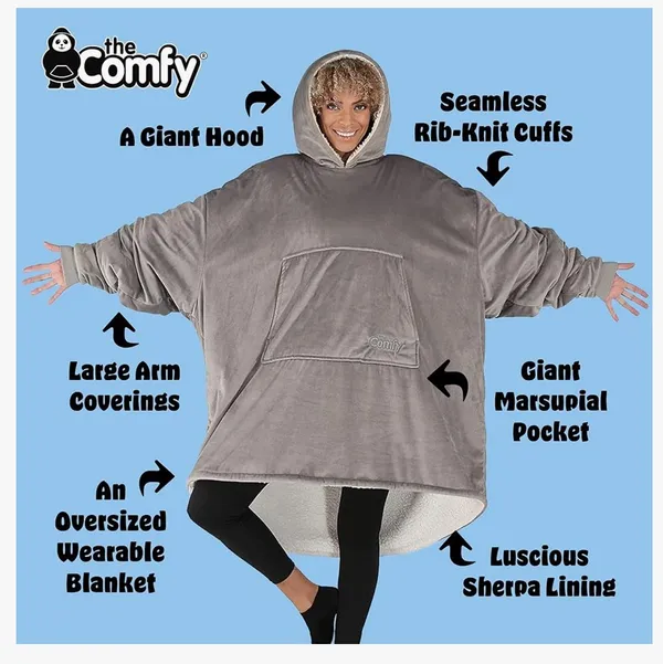 The Comfy original comfy Hoodie Blanket - Image 2