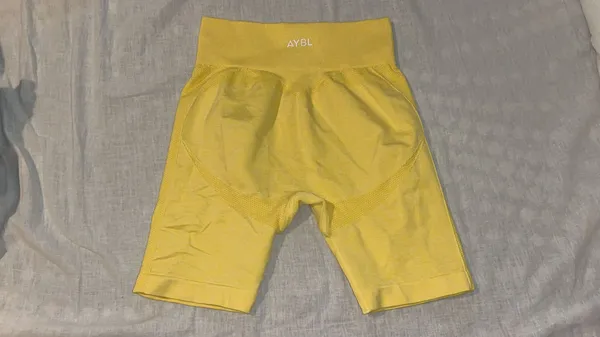 AYBL Bike Shorts yellow - Image 2