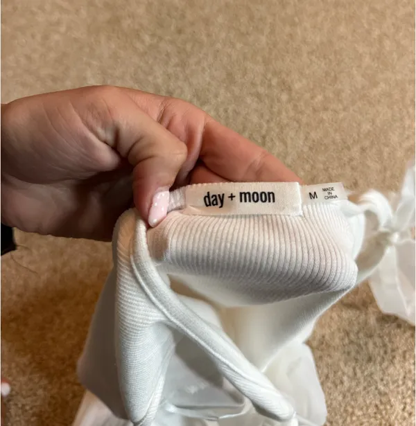 Dry Goods Day + Moon White Bodysuit - Image 3