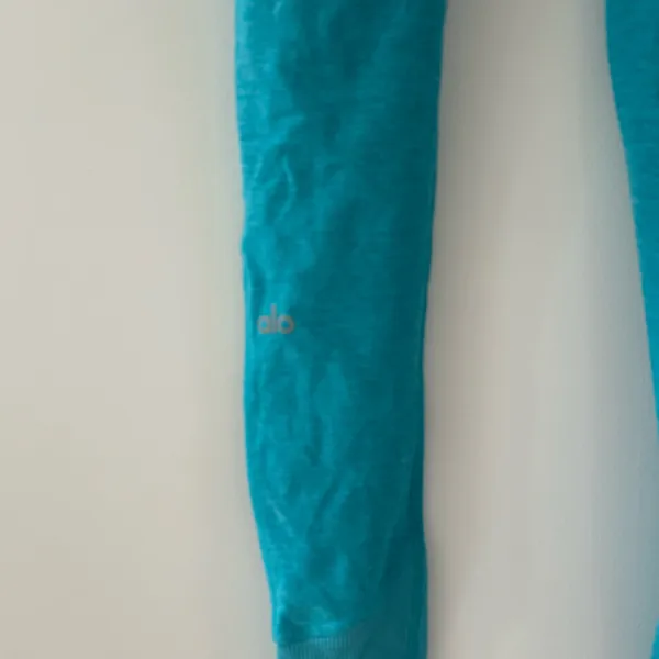 Alo Yoga Alosoft Bright Blue Athletic Leggings Size XS - Image 6