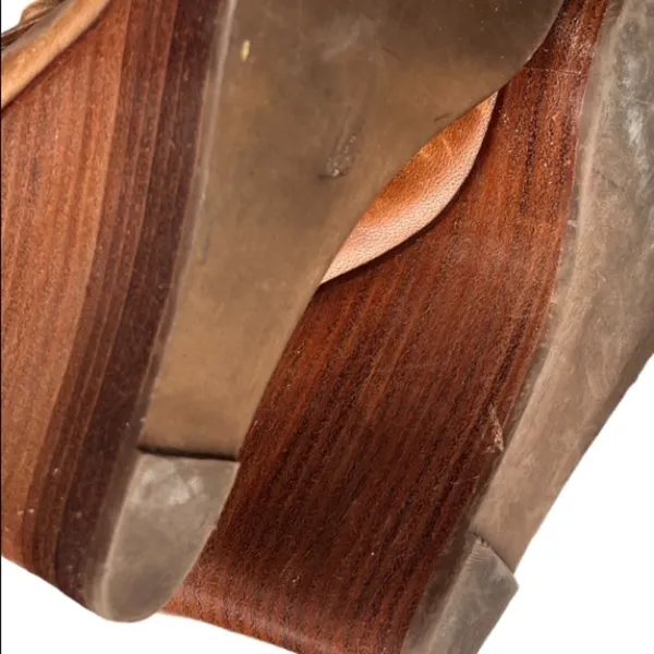 Steve‎ Madden Mytaj Wedge Leather Heels - Image 6