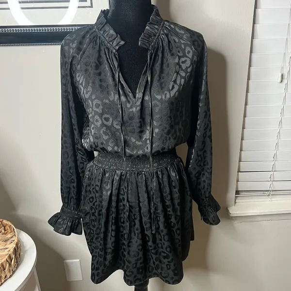 SEN DRESS Black‎ XS cheetah print - Image 3