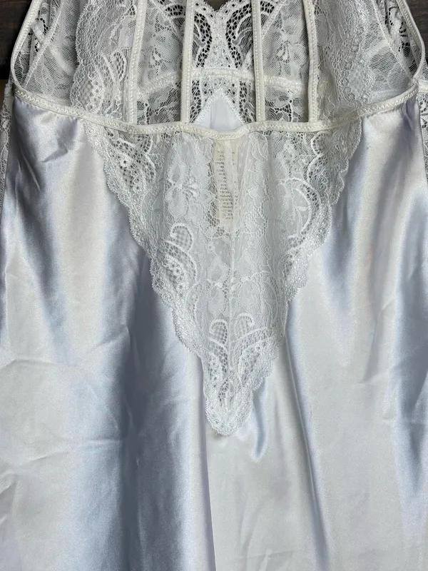 In Bloom by Jonquil Women's Lace Chemise Bridal Nightgown Slip Dress Size M - Image 4