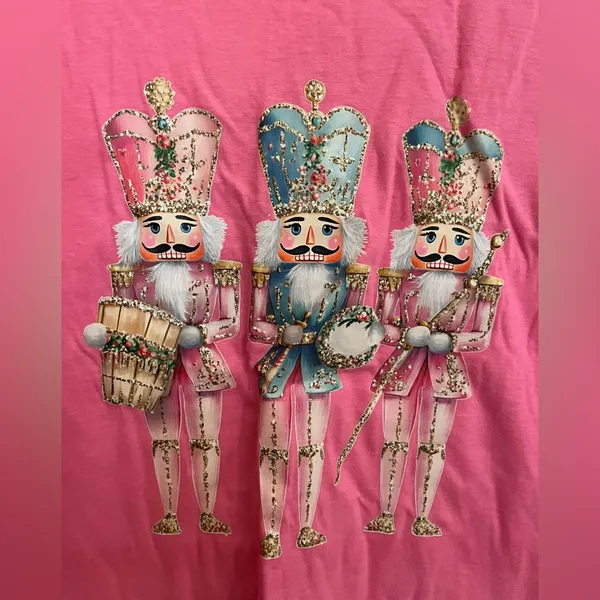 Nutcracker Heat Transfer on‎ Gildan T-Shirt NWOT Size L - Image 2