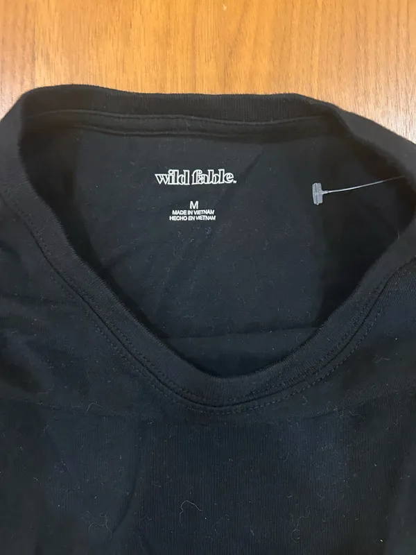 Wild Fable Black baby Tee - Image 4