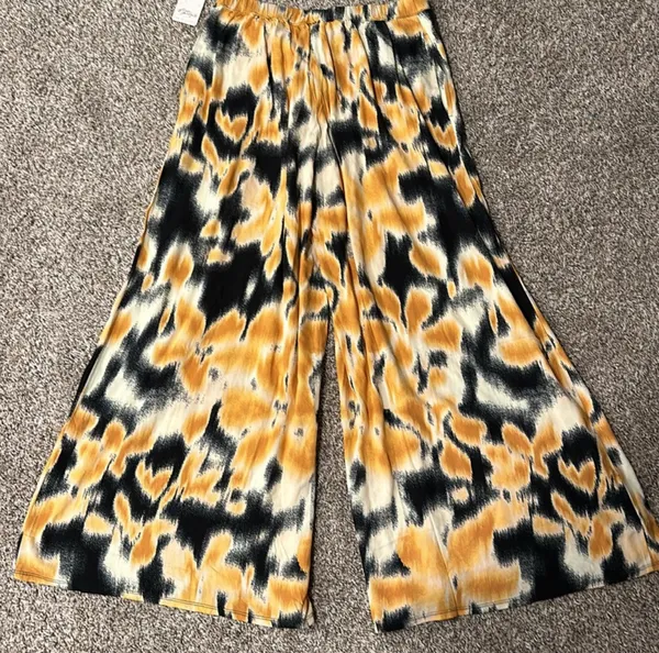 NWT Free People Bali Wild Child Pleated Pants Sz M - Image 3