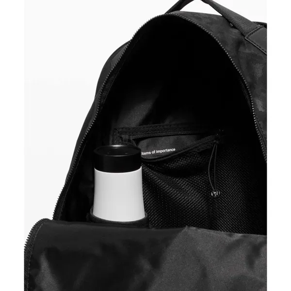Lululemon City Adventurer Backpack 17L In Fragment Camo Jacquard Black Deep Coal - Image 6