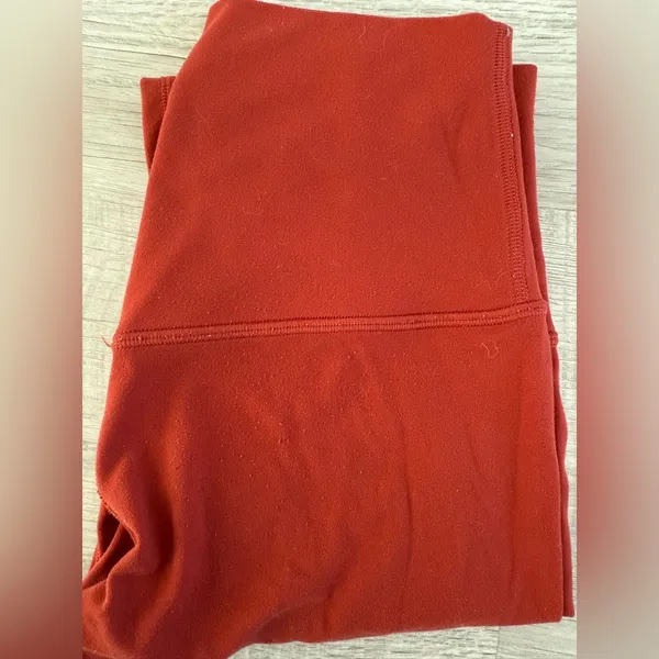 Lululemon 4 autumn rust align leggings - Image 5