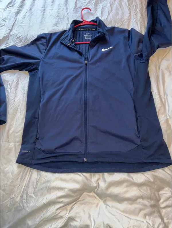 Women’s Nike Running Jacket Navy Blue - Image 7