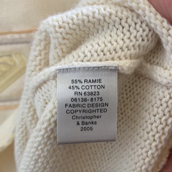FINAL MARKDOWN Christopher and banks sweater medium - Image 5
