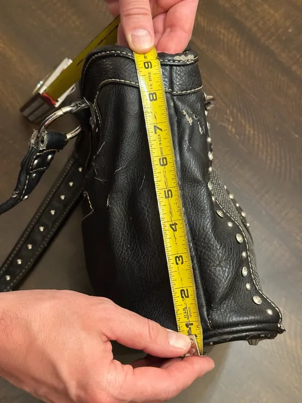 Montana West Y2K Distressed Studded Cross Purse - Image 9