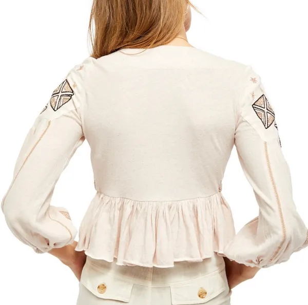 Aria Embroidered Top - Image 2