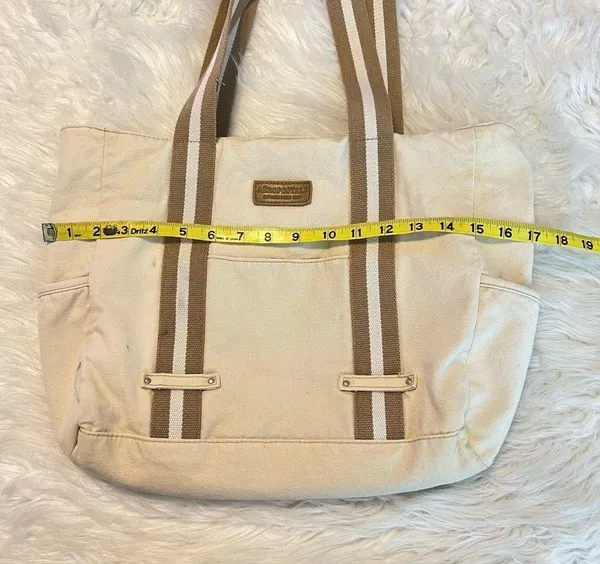 Free w/ any purchase Aeropostale Canvas Tote Bag Snap Closure - Image 8