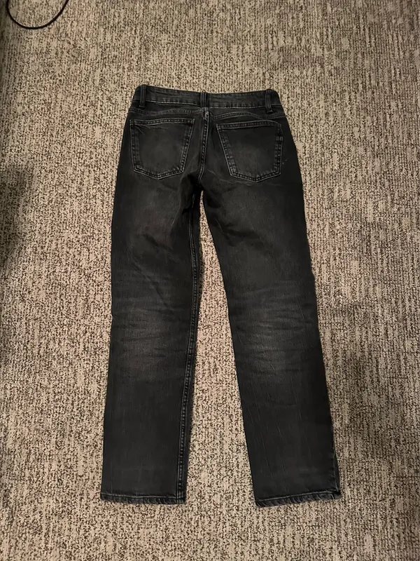 ZARA Straight Jeans Black - Image 2