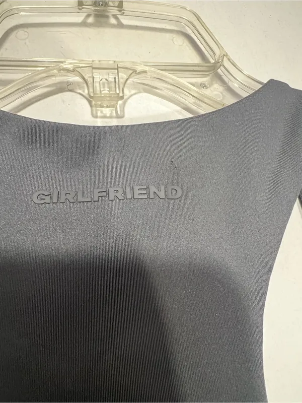 Girlfriend collective grey Skyline Paloma Racerback Bra size L - Image 9
