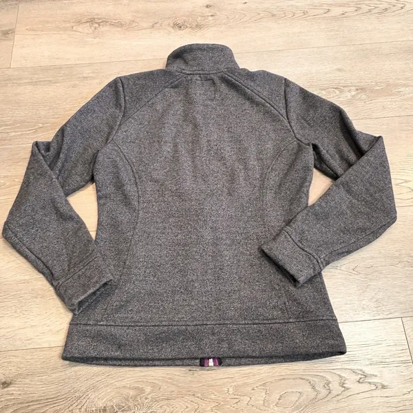 Ski-Doo Snowmobile Grey Sweatshirt Small S Tech Fleece Jacket‎ Zipper Pockets - Image 2