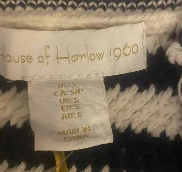 House of Harlow 1960 knit short set Medium New - Image 6