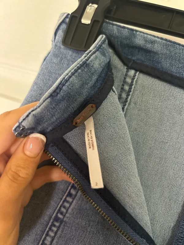Free People Denim Skirt Mini Modern Femme - Image 4