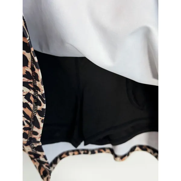 LouKeith‎ Leopard Print Women's Skort size large Black - Image 4