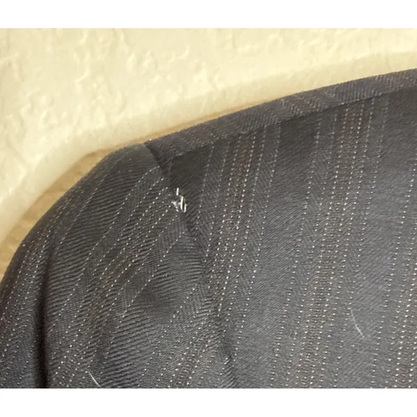 Ariat‎ Womens Size 10 Regular Worsted Wool 3 Button Blazer Pin Stripe Career - Image 5
