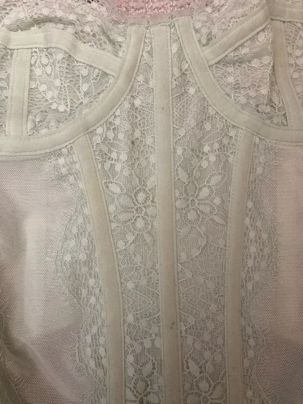 Fairycore Out From Under by Urban Outfitters Modern Love Corset in Lime Green - Image 2