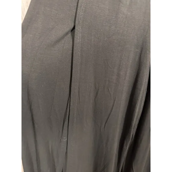 Lulus Black Wide Leg Jumpsuit Side Slits Spaghetti Strap Made USA Flowy Sz S - Image 6