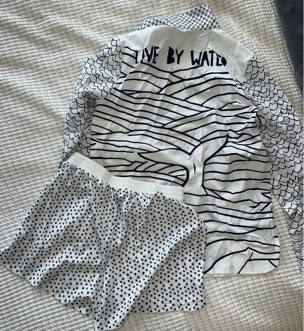 Beach Coverup White Size M - Image 2