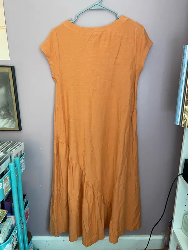 Orange Free People Beach Maxi Dress - Image 2