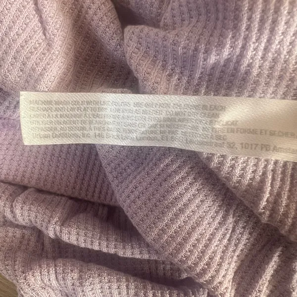 Purple Out From Under Waffle Knit Pants - Image 7