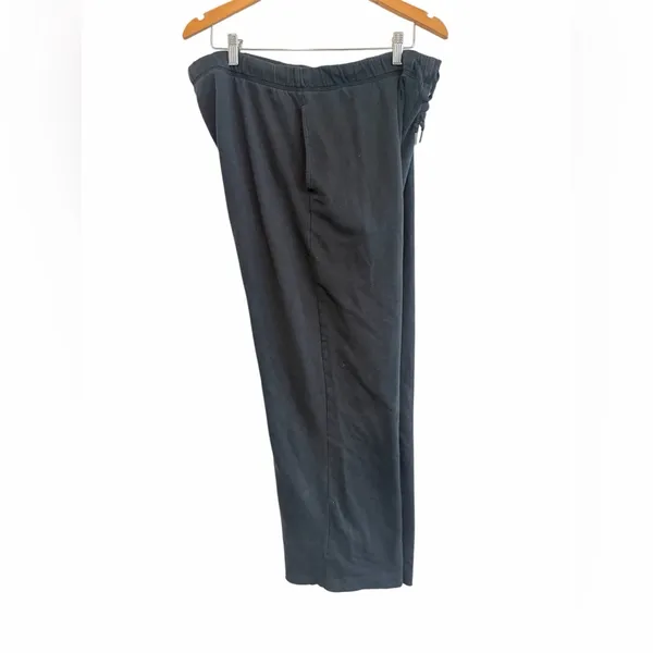 PINK Victoria's Secret Black Wide Leg Jogger - Image 2