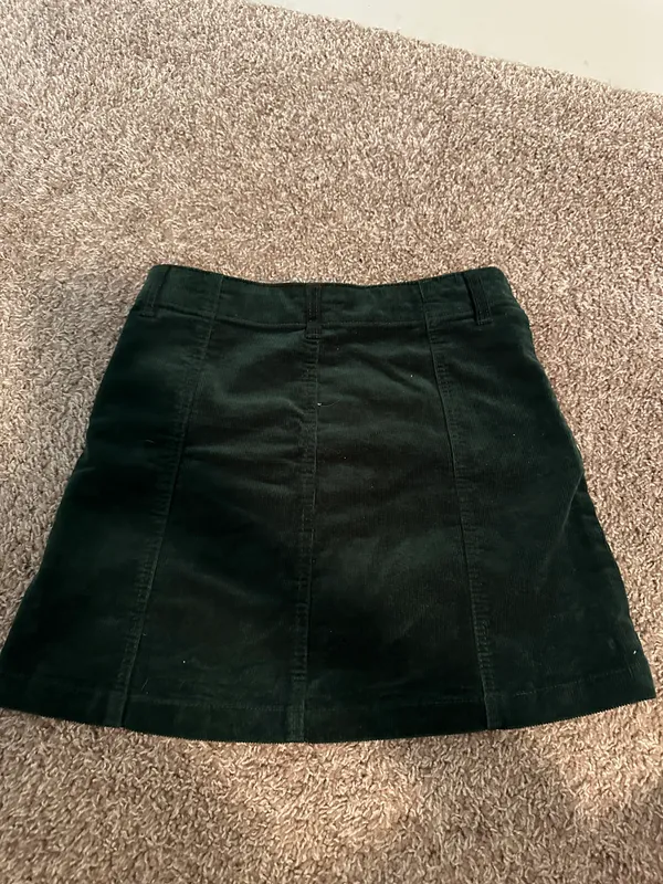 Forever 21 Green Corduroy A-Line Skirt - Image 2