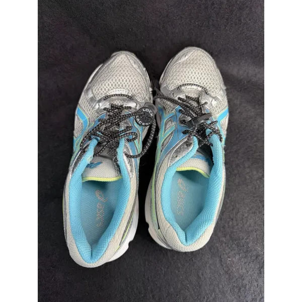 Asics Gel Contend 2 Women's Running Shoes Size 6 Gray Aqua Green - Image 4