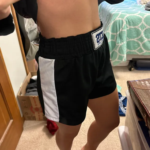 Urban Outfitters Black Boxing Shorts - Image 7