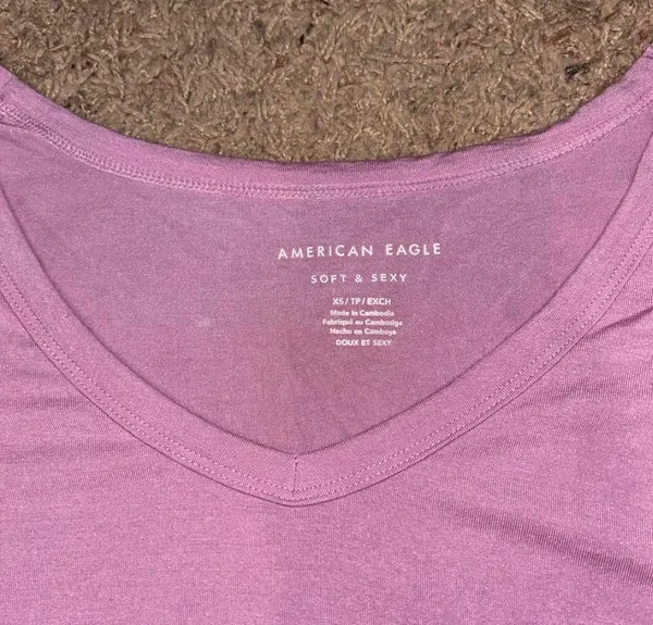 Soft & Sexy American Eagle Tee V-Neck - Image 2