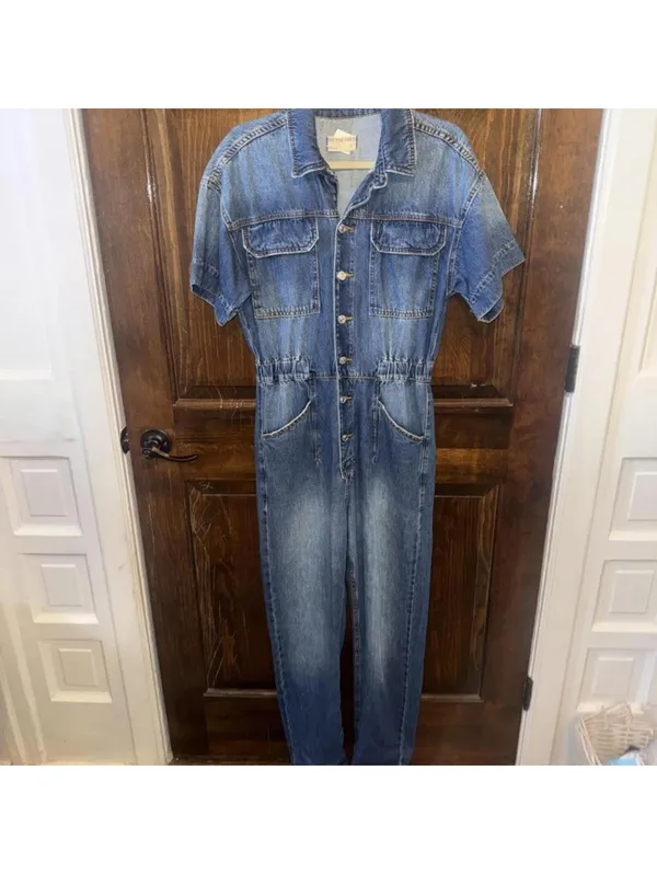 We the free Marci Jumpsuit / coverall in High Noon - Image 3
