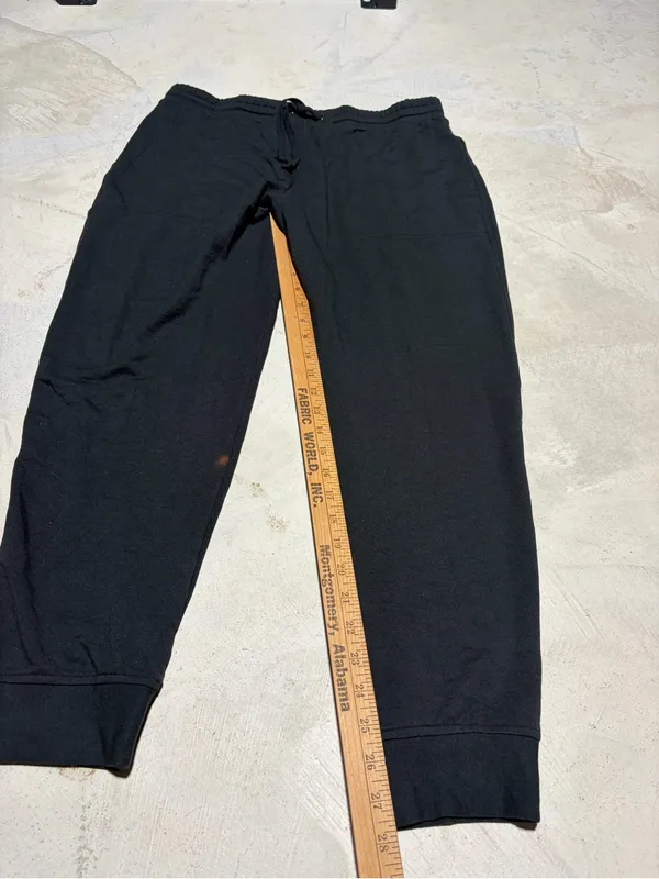 Quince supersoft fleece Black Women's Track Joggers large - Image 2